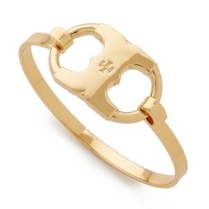 Tory Burch Bracelet Gold Gemini Bangle New